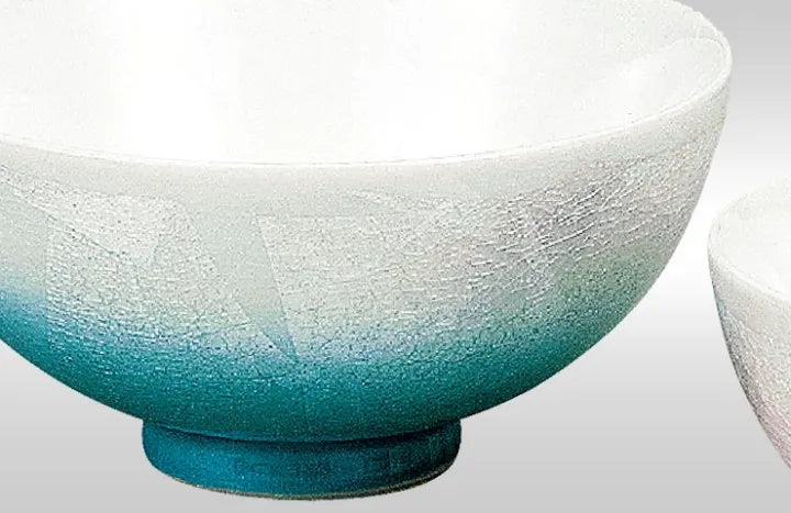 KUTANI JAPANESE PAIR RICE BOWL SET GINSAI