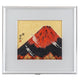 KUTANI WARE CERAMIC PLAQUE KINSAI FUJI/ MASATO YASHIKI