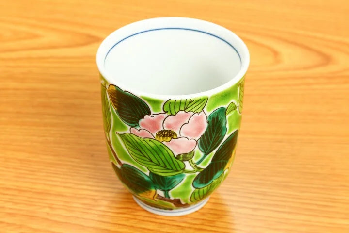 BIZAN KLIN KUTANI YUNOMI SET TEACUP(SHIN-SAZANNKA)