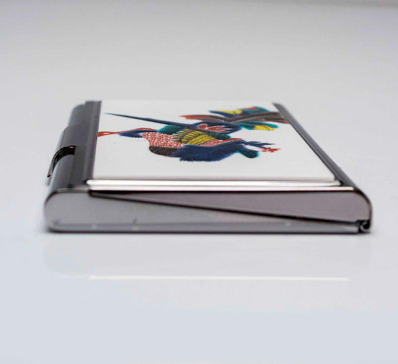 KUTANI JAPANESE CARD CASE KO-KUTANI PHOENIX /SEIKOU KLIN