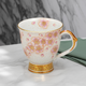 KUTANI WARE MUG – HANDCRAFTED JAPANESE PORCELAIN WITH KINRANDE & SAKURA DESIGN BY YOSHINORI FUKUDA