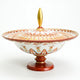 KUTANI PORCELAIN PEDESTAL PLATE – AKA-E 