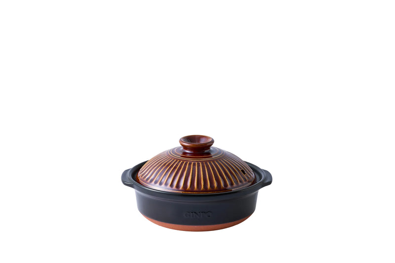 GINPO JAPANESE  DEEP DONABE POT – SIZE 6