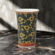 KUTANI FREE CUP BLUE TETSUSEN WITH RAISED ENAMEL