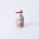 KUTANI WARE PATTERNED SOY SAUCE DISPENSER RABBIT DESIGN SEIKOU KILN, JAPANESE CERAMIC SAUCE CONTAINER