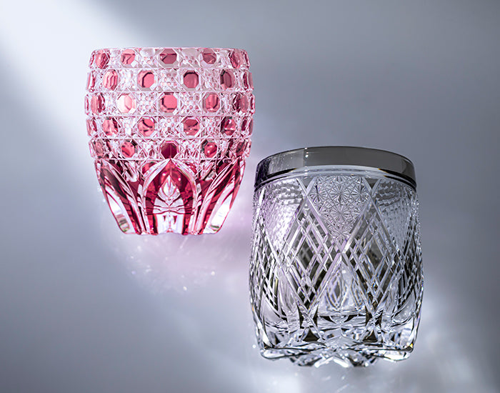 Whiskey Glass, Edo Kiriko “Saika”