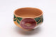 JAPANESE ARITA NISHIKI ROSANJIN CAMELLIA MATCHA BOWL (WITH WOODEN BOX)