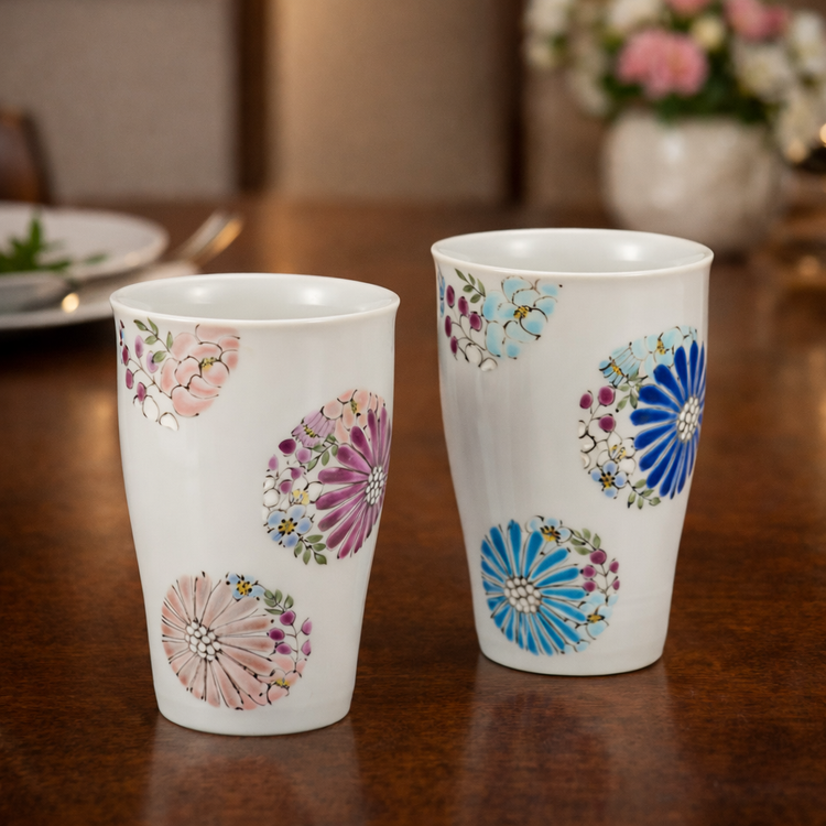 Kutani Ware Mug Cup