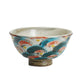 KUTANI JAPANESE SINGLE RICE BOWL - TRADITIONAL INDIGO BLUE SEIGAIHA PATTERN/ KOKUZOU KLIN