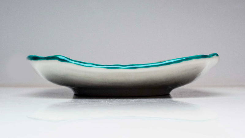 KUTANI WARE PLATE HAKUDURU /SEIKOU KLIN