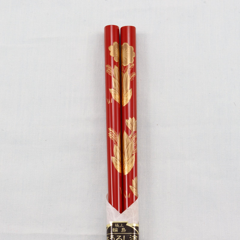 WAJIMA LACQUER CHOPSTICKS  PAIR  FUKUJUSO