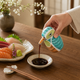 ARITA WARE NISHIKI KINGFISHER-SHAPED SOY SAUCE DISPENSER  / KOURAKU KILN