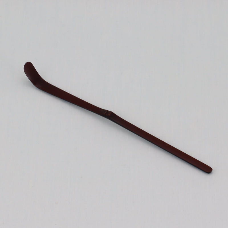 WAJIMA LACQUERWARE CHASHAKU SAKURA MAKIE DESIGN, TRADITIONAL JAPANESE TEA CEREMONY SPOON