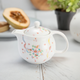 KUTANI WARE ROUND POT(FLOWER RONDO) /GINSYUU KILN
