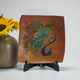 KUTANI WARE DECORATIVE PLATE SHIJIN KIRIN/MASATO YASHIKI
