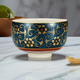 JAPANESE MATCHA BOWL CHAWAN 
KUTANI AOCHIBU TESSEN