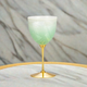 KUTANI WARE WINE CUP SILVER GREEN