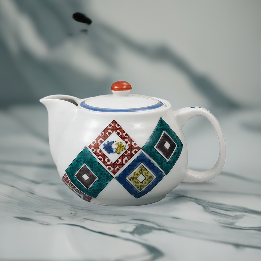 KUTANI WARE TEA POT ISHIDATAMI