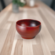 YAMANAKA LACQUERWARE SAKURA ROUND BOWL RED(M SIZE)