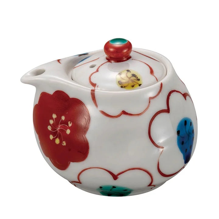 KUTANI WARE SOY SAUCE DISPENSER KAMON DESUGN SOUKYUU KILN JAPANESE CERAMIC SAUCE CONTAINER