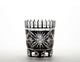 EDI KIRIKO KENBISHI STAR PATTERN OLD-FASHIONED GLASS - BLACK