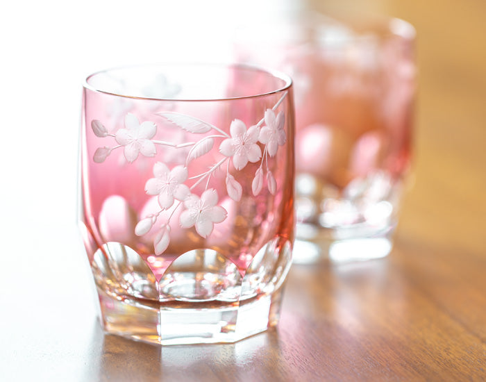 A pair of Whiskey Glasses “Cherry”