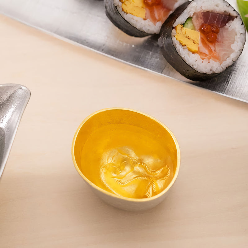 JAPANESE TINWARE NOUSAKU GUINOMI  GOLD LEAF