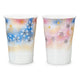 KUTANI WARE PAIR OF FREE CUPS FLORAL DANCE