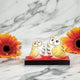 JAPANESE PAIR OF OWL FIGURINE KUTANI GOLD PAINT